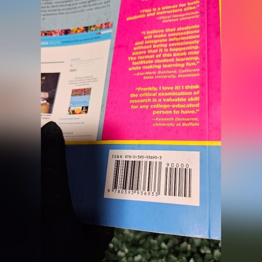 Research Methods in Psychology Evaluating A World Of Information 2nd Edition - Picture 3 of 5